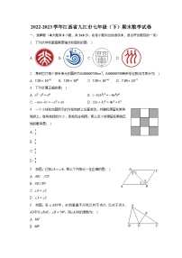 2022-2023学年江西省九江市七年级（下）期末数学试卷-（含解析）