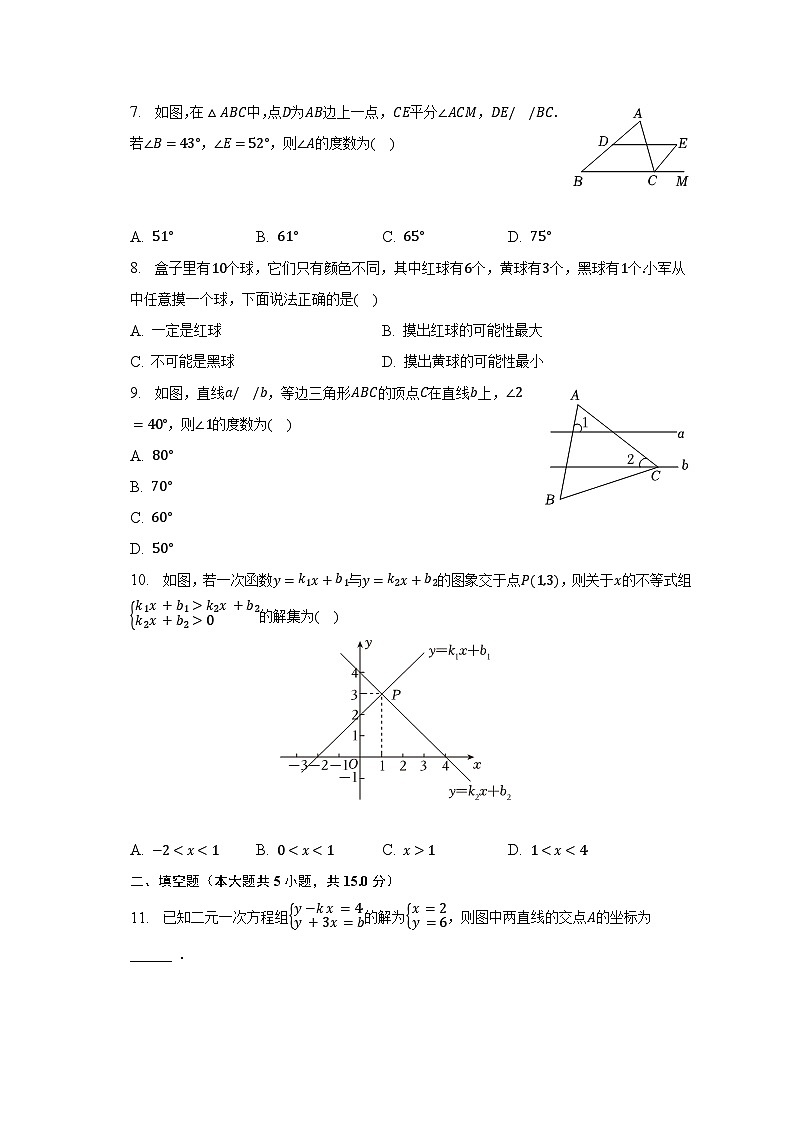 2022-2023学年山东省淄博市桓台县七年级（下）期末数学试卷（五四学制）（含解析）第2页