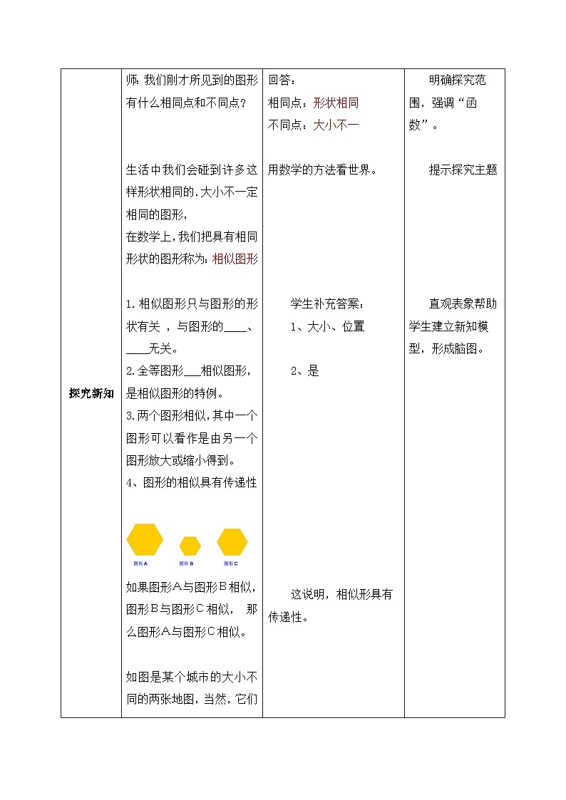 人教版数学九年级下册 27.1.1 《图形的相似》 课件+教案+分层练习+预习案02