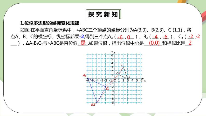 【原创精品】人教版数学九年级下册 27.3.2 《位似2》(课件PPT+预习案+教案+分层练习)07