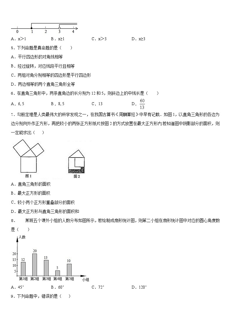 2022-2023学年山东省济南高新区四校联考七下数学期末教学质量检测模拟试题含答案第2页