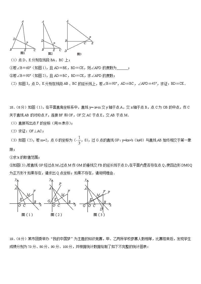 2022-2023学年山东省济宁市名校七下数学期末达标检测试题含答案03