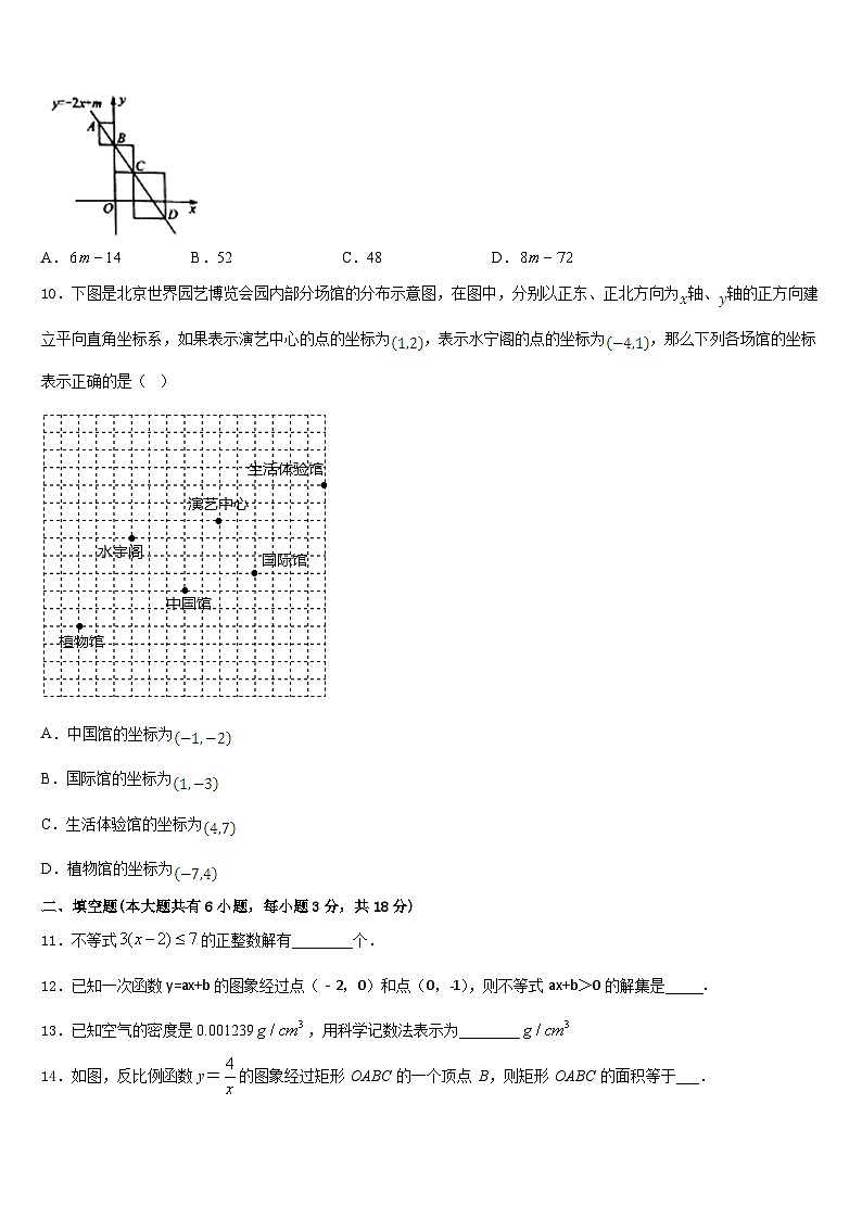 2022-2023学年山东省菏泽市牡丹区第二十一初级中学七下数学期末统考试题含答案第3页