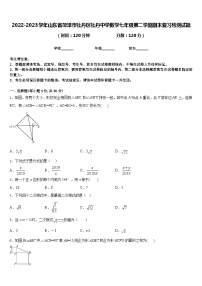 2022-2023学年山东省菏泽市牡丹区牡丹中学数学七年级第二学期期末复习检测试题含答案