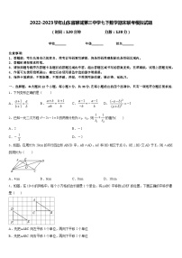 2022-2023学年山东省聊城第三中学七下数学期末联考模拟试题含答案