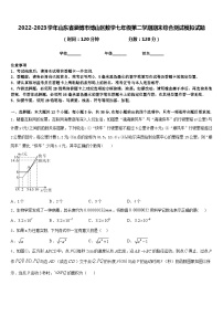 2022-2023学年山东省淄博市博山区数学七年级第二学期期末综合测试模拟试题含答案