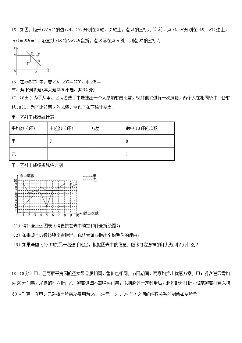 2022-2023学年山东聊城市阳谷实验中学数学七年级第二学期期末经典试题含答案第3页
