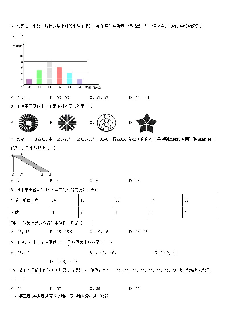 2022-2023学年山东省青岛第五十九中学数学七下期末达标检测模拟试题含答案第2页