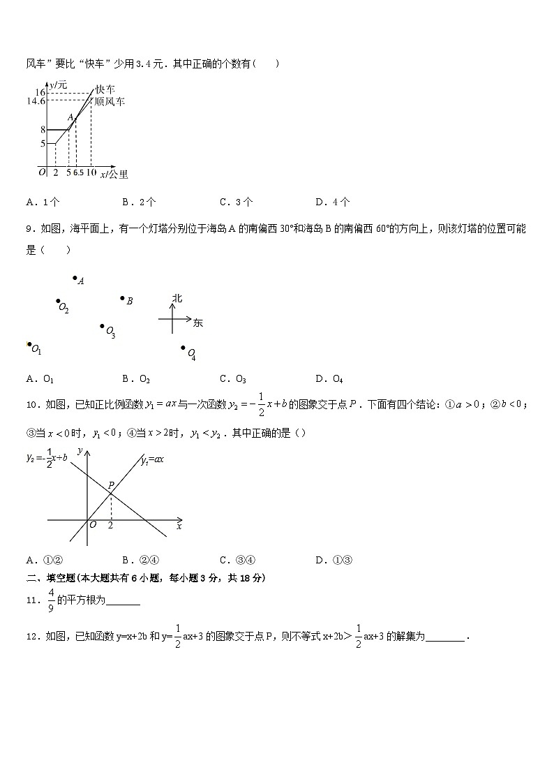 2022-2023学年山东省青岛市黄岛区数学七下期末考试模拟试题含答案第3页