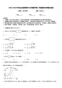 2022-2023学年山东省淄博市七年级数学第二学期期末统考模拟试题含答案