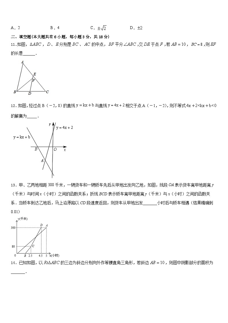 2022-2023学年山西省临汾市忻州师范院附属外国语中学数学七年级第二学期期末调研试题含答案03