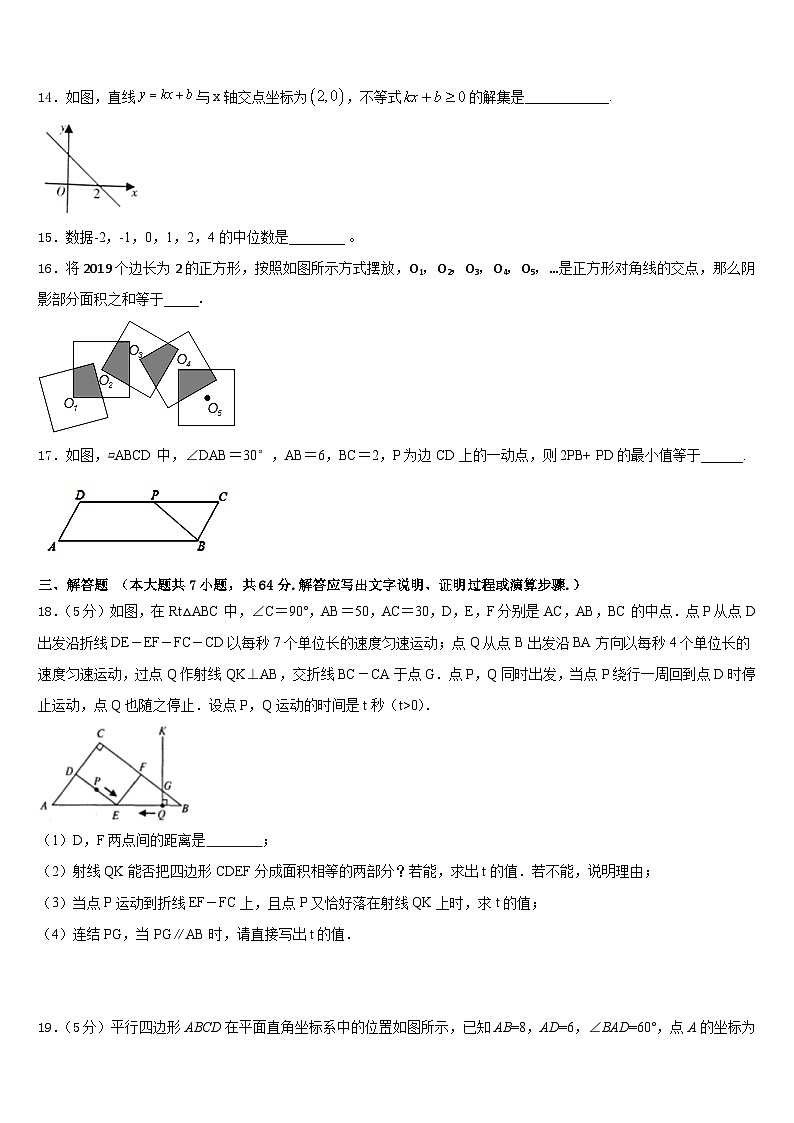 2022-2023学年山西省兴县交楼申中学七下数学期末质量跟踪监视模拟试题含答案03
