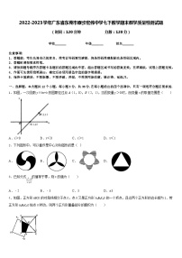 2022-2023学年广东省东莞市寮步宏伟中学七下数学期末教学质量检测试题含答案