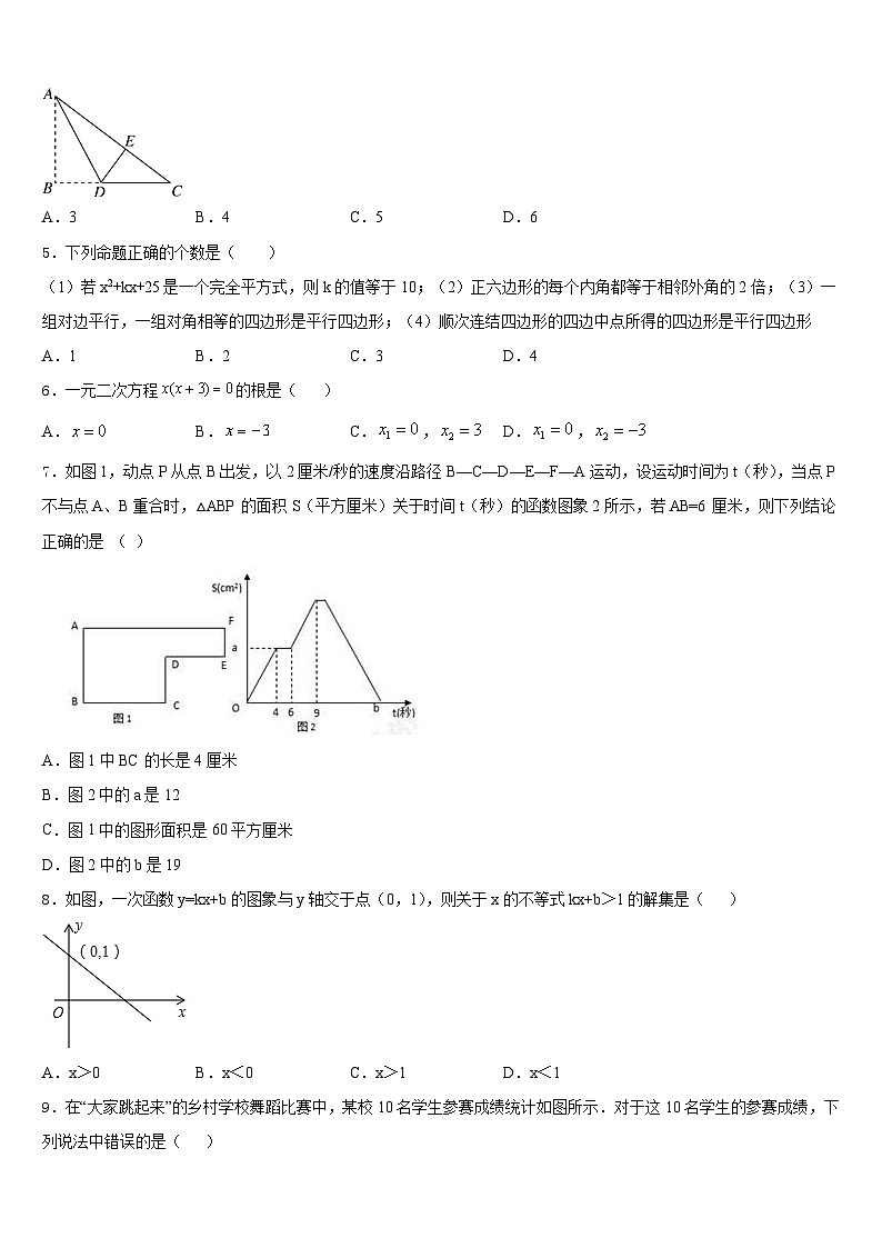 2022-2023学年山西省朔州市七下数学期末教学质量检测试题含答案第2页
