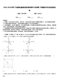 2022-2023学年广东省佛山南海区四校联考数学七年级第二学期期末学业质量监测试题含答案