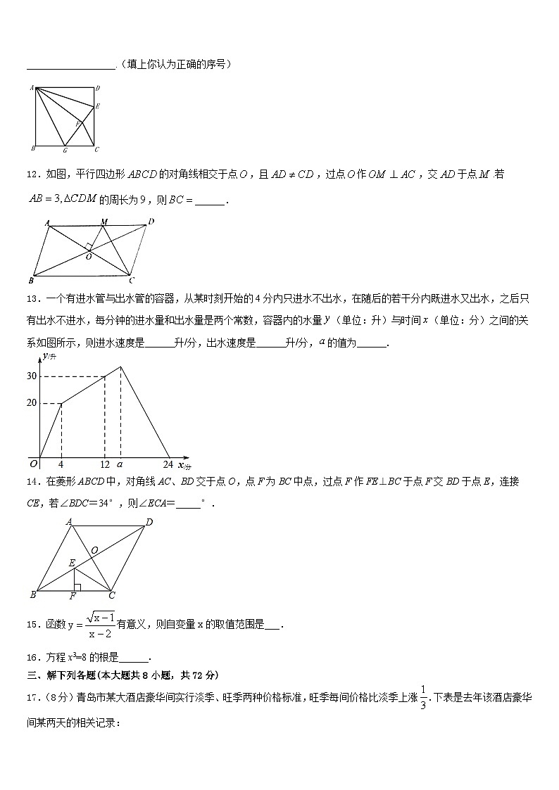 2022-2023学年广东省佛山市南海外国语学校数学七下期末学业质量监测模拟试题含答案第3页
