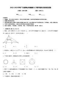 2022-2023学年广东省佛山市顺德区七下数学期末达标测试试题含答案