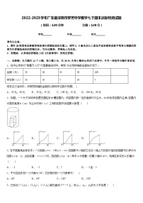 2022-2023学年广东省深圳市罗芳中学数学七下期末达标检测试题含答案