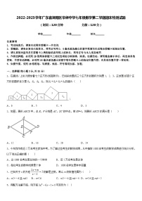 2022-2023学年广东省潮阳区华侨中学七年级数学第二学期期末检测试题含答案