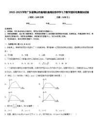 2022-2023学年广东省佛山市南海区南海实验中学七下数学期末经典模拟试题含答案