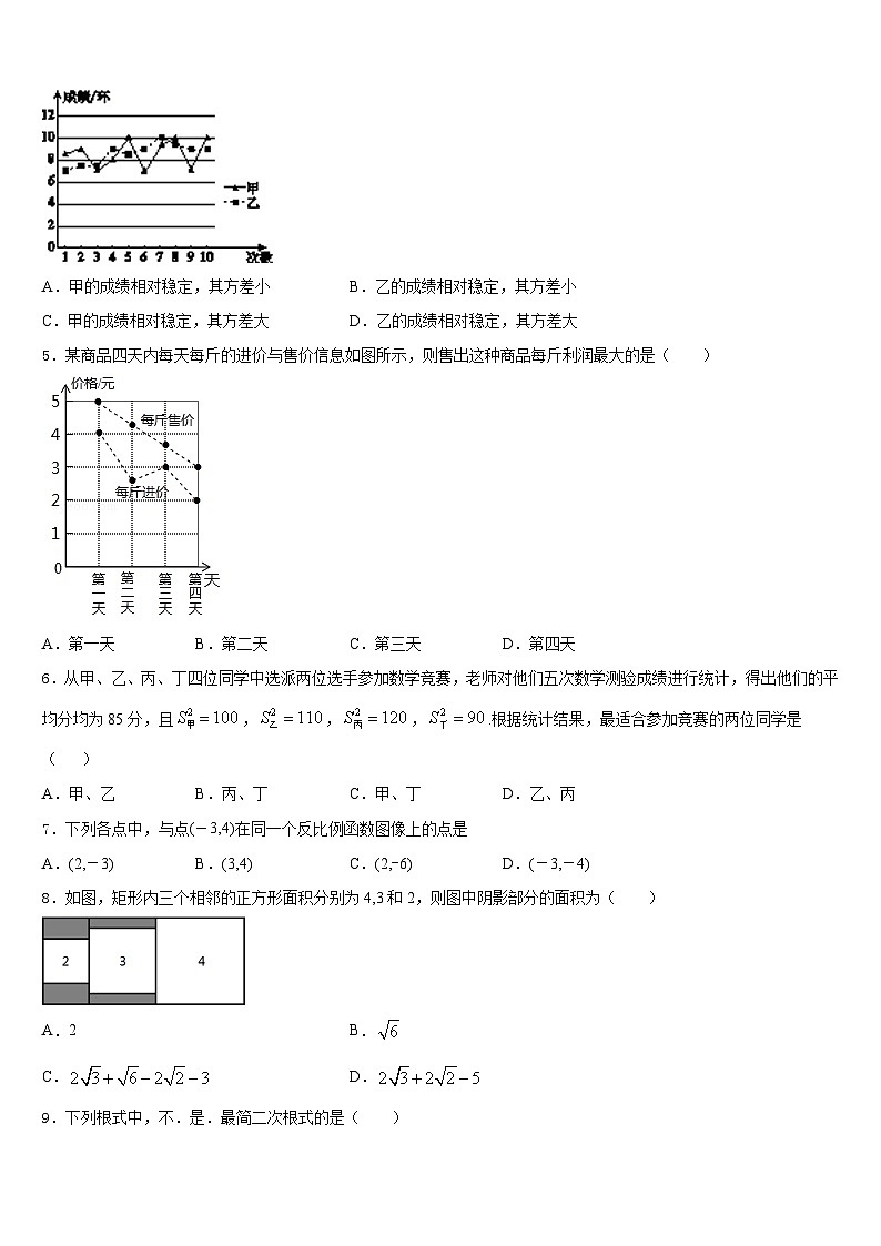2022-2023学年广东省茂名市名校七年级数学第二学期期末检测试题含答案第2页