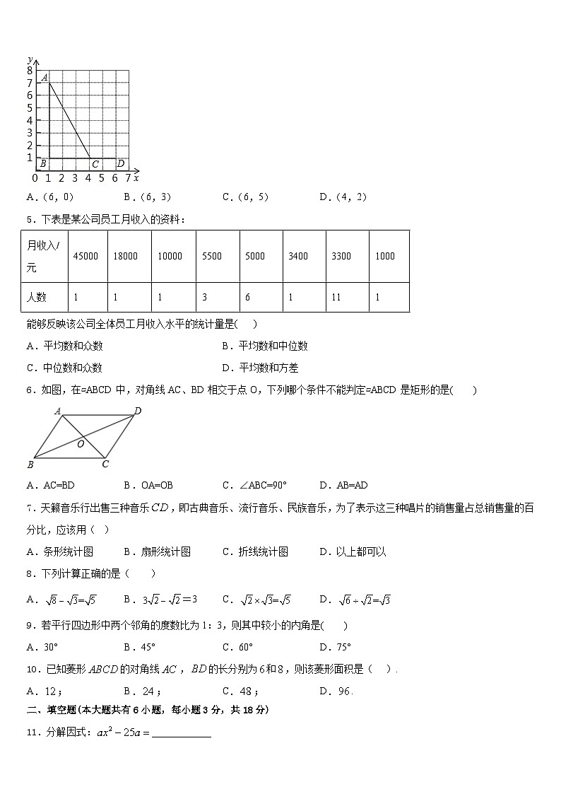 2022-2023学年广东省深圳市龙岗区龙岗区横岗六约学校数学七年级第二学期期末达标测试试题含答案02