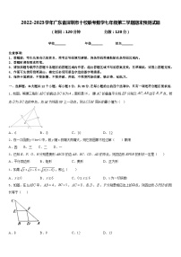 2022-2023学年广东省深圳市十校联考数学七年级第二学期期末预测试题含答案