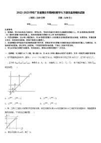 2022-2023学年广东省肇庆市端州区数学七下期末监测模拟试题含答案