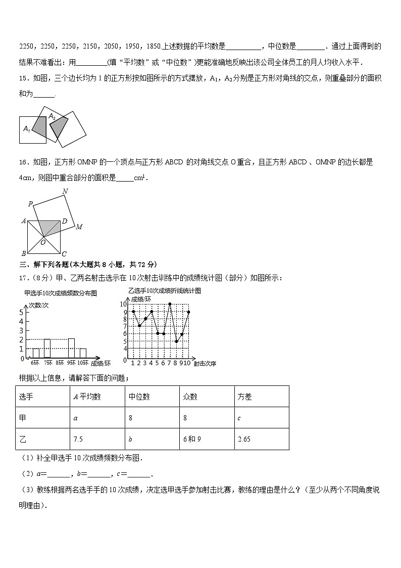 2022-2023学年广西来宾市数学七年级第二学期期末学业质量监测模拟试题含答案03