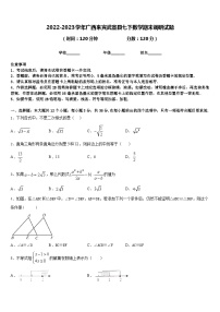 2022-2023学年广西来宾武宣县七下数学期末调研试题含答案