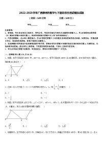 2022-2023学年广西柳州市数学七下期末综合测试模拟试题含答案