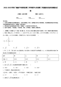 2022-2023学年广西南宁市青秀区第二中学数学七年级第二学期期末质量检测模拟试题含答案