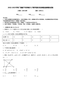 2022-2023学年广西南宁市武鸣区七下数学期末质量跟踪监视模拟试题含答案