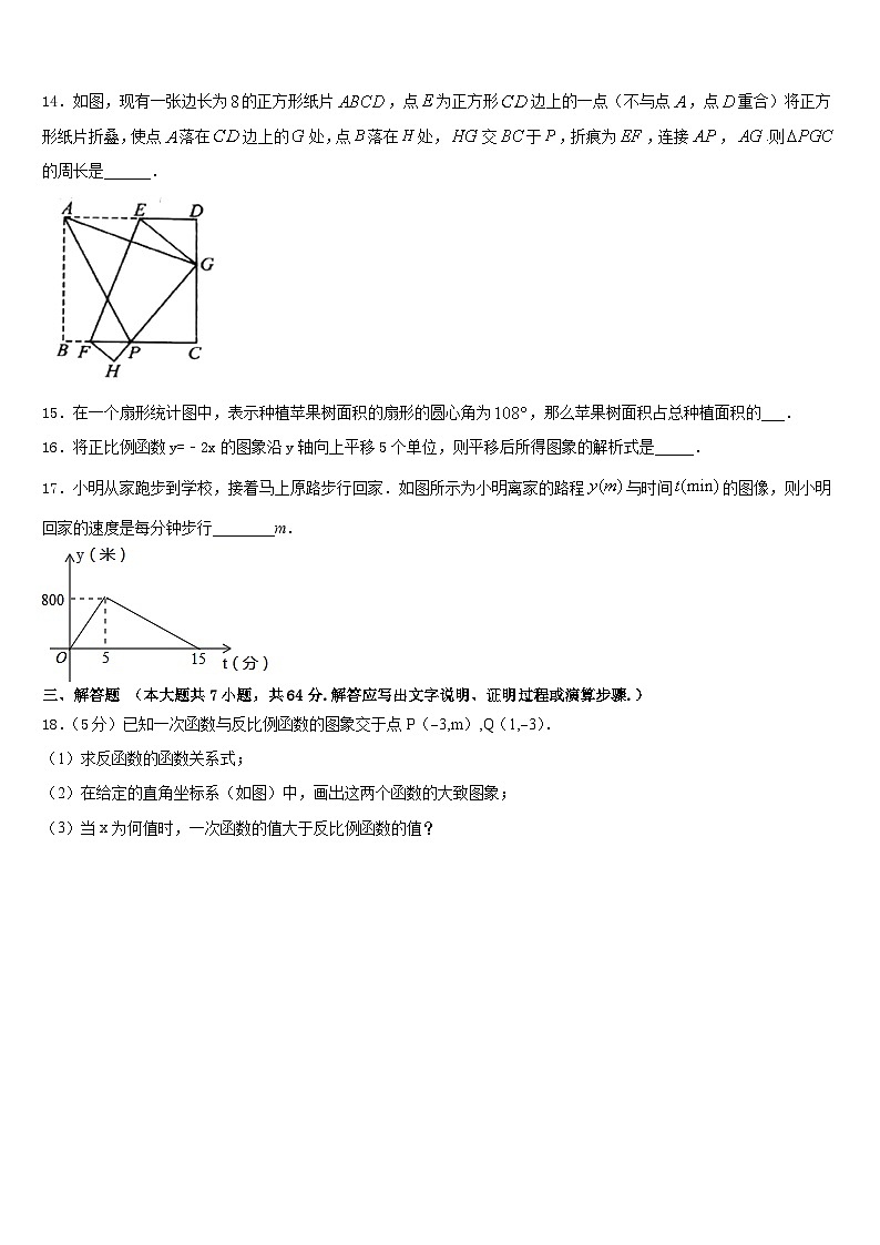 2022-2023学年广西省来宾市七下数学期末质量跟踪监视试题含答案第3页