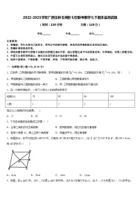 2022-2023学年广西玉林玉州区七校联考数学七下期末监测试题含答案