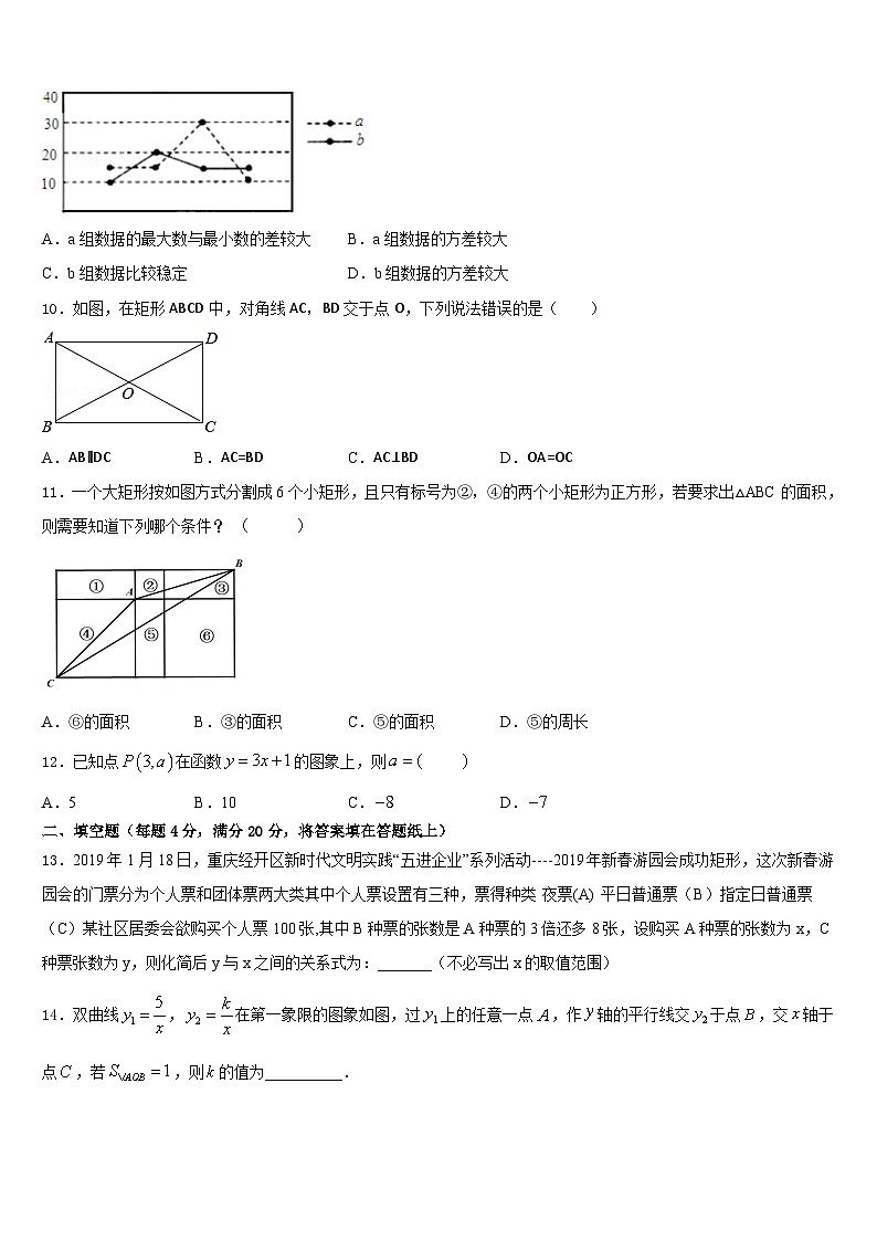 2022-2023学年成都青羊区四校联考数学七下期末考试模拟试题含答案第3页