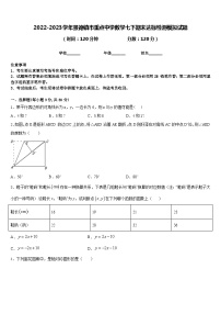 2022-2023学年景德镇市重点中学数学七下期末达标检测模拟试题含答案