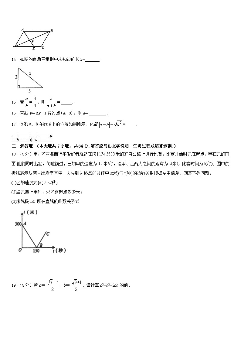 2022-2023学年文山市重点中学数学七下期末学业质量监测试题含答案第3页