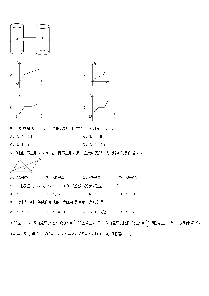 2022-2023学年新疆维吾尔自治区乌鲁木齐市数学七下期末学业质量监测试题含答案02