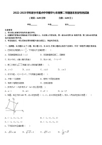 2022-2023学年新乡市重点中学数学七年级第二学期期末质量检测试题含答案