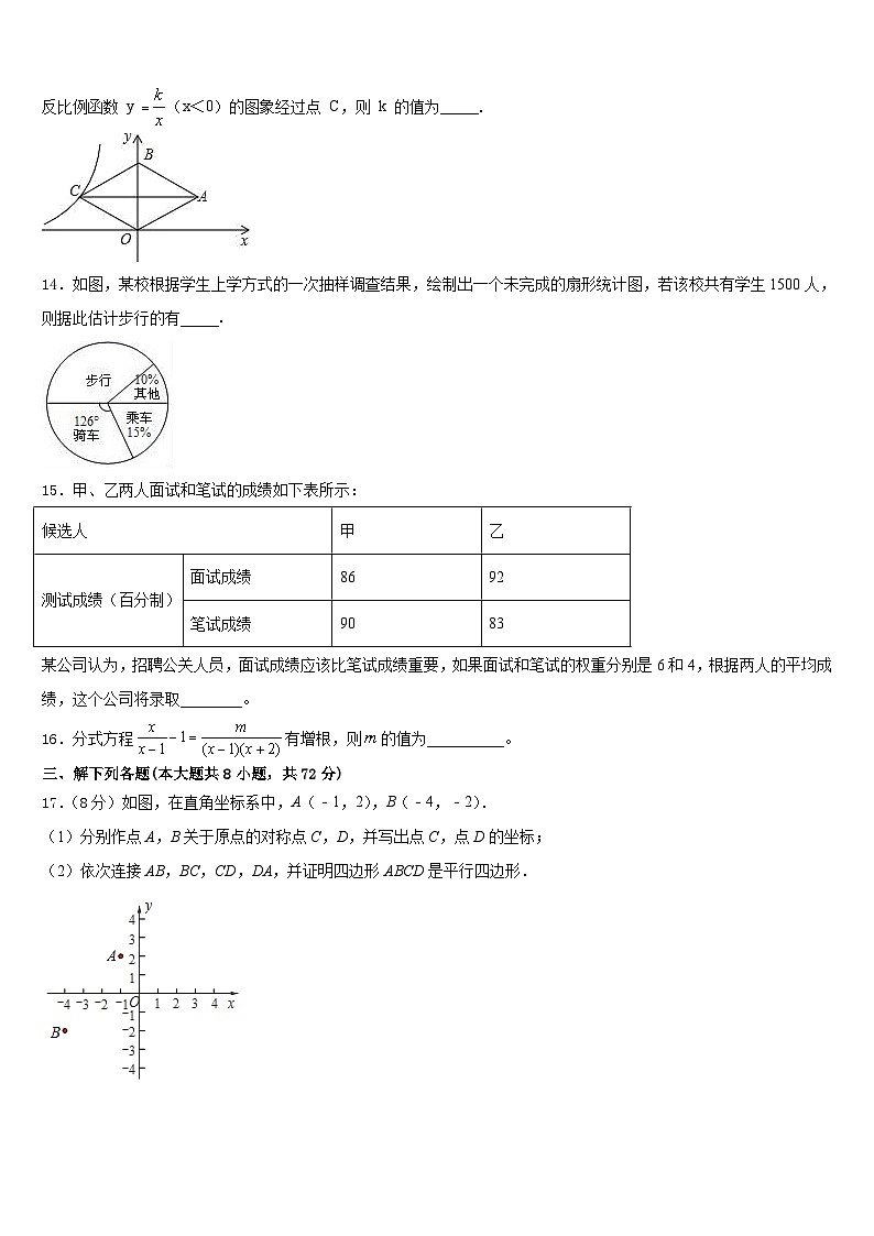黑龙江省哈尔滨阿城区六校联考2022-2023学年七下数学期末综合测试模拟试题含答案03