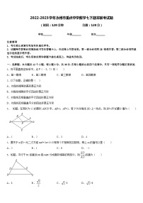 2022-2023学年永州市重点中学数学七下期末联考试题含答案