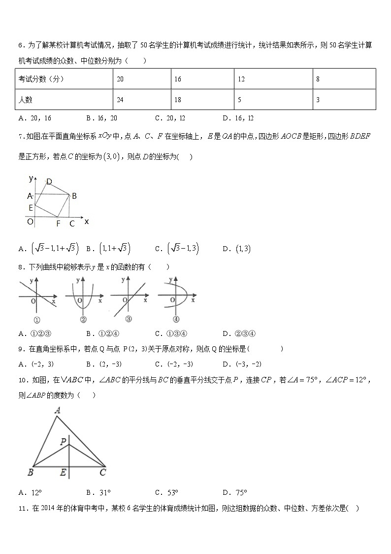 2022-2023学年江苏省南京市鼓楼区鼓楼实验中学数学七下期末联考模拟试题含答案第2页