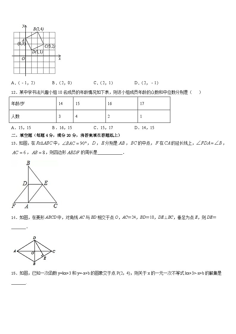 2022-2023学年江苏省南通市海安市八校联考数学七下期末复习检测模拟试题含答案03