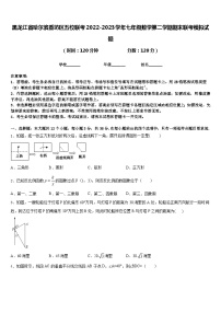 黑龙江省哈尔滨香坊区五校联考2022-2023学年七年级数学第二学期期末联考模拟试题含答案