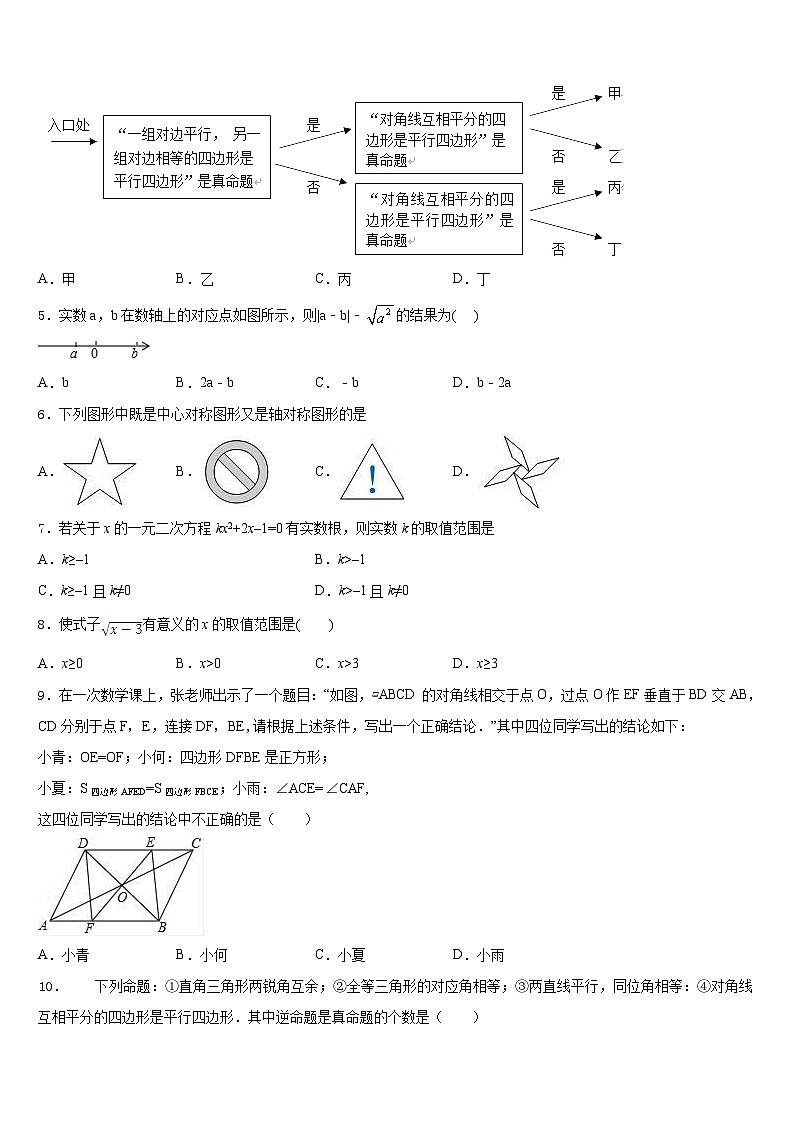 2022-2023学年江苏省宜兴市外国语学校数学七下期末综合测试模拟试题含答案02