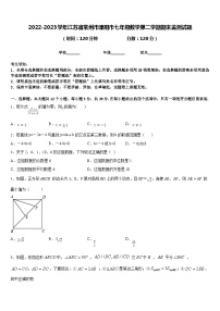 2022-2023学年江苏省常州市溧阳市七年级数学第二学期期末监测试题含答案