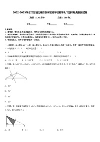 2022-2023学年江苏省无锡市东绛实验学校数学七下期末经典模拟试题含答案