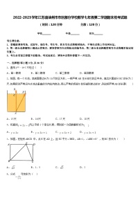 2022-2023学年江苏省徐州市市区部分学校数学七年级第二学期期末统考试题含答案