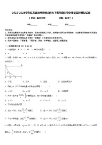 2022-2023学年江苏省徐州市铜山区七下数学期末学业质量监测模拟试题含答案